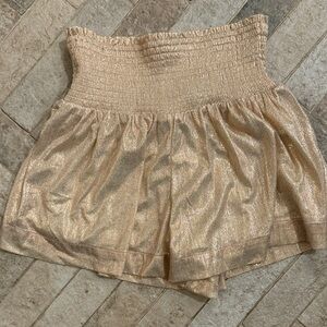 TCEC Gold High Waist Women's Shorts